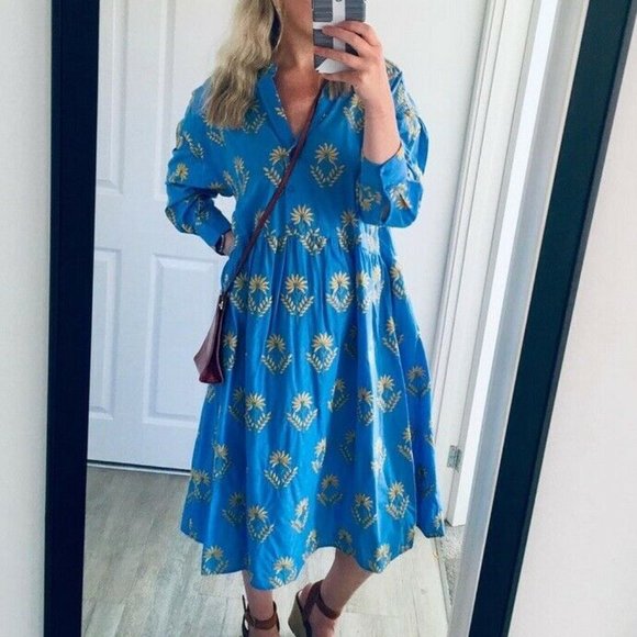 Embroidered voluminous dress Clearance